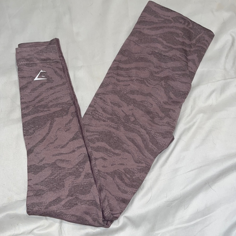Gymshark Adapt Aninmal Seamless Purple Leggings Size S